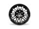 Thret Offroad Storm Gloss Black Milled 6-Lug Wheel; 18x9; -12mm Offset (21-24 Bronco, Excluding Raptor)