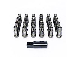 Summit Offroad Wheels Tungsten Gray Ended Lug Nuts; 12x1.50mm; Set of 24 (05-23 Tacoma)