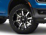 Moto Metal MO970 Gloss Black Machined 6-Lug Wheel; 20x10; -24mm Offset (24-26 Ranger)