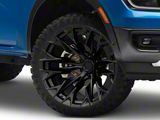 Fuel Wheels Flame Blackout 6-Lug Wheel; 22x12; -44mm Offset (24-26 Ranger)
