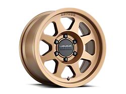 Method Race Wheels MR701 Bronze 6-Lug Wheel; 17x8.5; 0mm Offset (19-23 Sierra 1500)