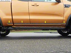 Body Side Molding Accent Trim; Stainless Steel (19-22 Ranger SuperCab)