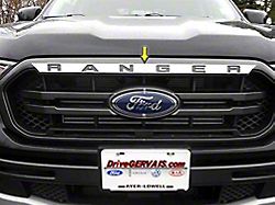 Front Grille Accent Trim; Stainless Steel (19-22 Ranger)