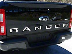Tailgate Letter Inserts; Stainless Steel (19-22 Ranger)