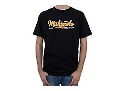 Mishimoto Men's Athletic Script T-Shirt; Black (Universal; Some Adaptation May Be Required)