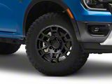 AGP Wheels Pro Matte Black 6-Lug Wheel; 17x8; 5mm Offset (24-26 Ranger)