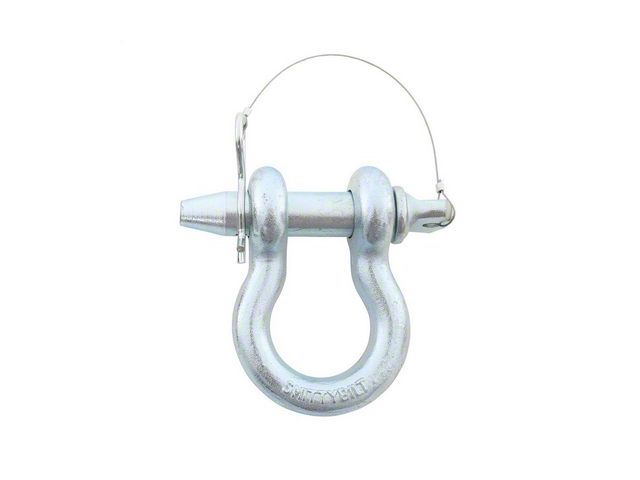 Smittybilt D-Ring Shackle; Quick Disconnect; .75-Inch; Zinc; 4.75-Ton Weight Rating