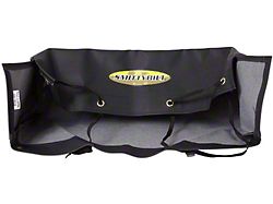 Smittybilt Winch Cover; Smittybilt Logo; Black