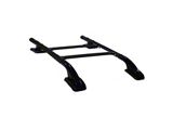 OMAC Top Roof Rack Side Rails; Black (19-23 Ranger)