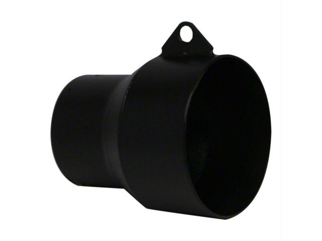RBP Exhaust Tip Adapter; 4-Inch; High Heat Textured Black (Fits 3-Inch Tailpipe)