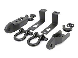 Rough Country Tow Hook to Shackle Conversion Kit with D-Ring Shackles and Rubber Isolators (19-23 Ranger)