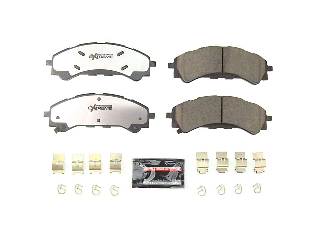 PowerStop Z36 Extreme Truck and Tow Carbon-Fiber Ceramic Brake Pads; Front Pair (19-22 Ranger)