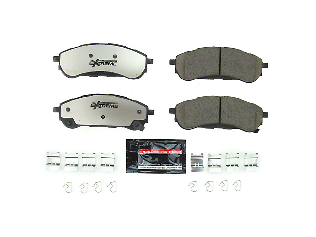 PowerStop Z36 Extreme Truck and Tow Carbon-Fiber Ceramic Brake Pads; Rear Pair (19-22 Ranger)