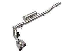 AFE Rebel Series 3-Inch Single Exhaust System with Polished Tips; Middle Side Exit (19-22 Ranger)