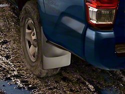 Weathertech No-Drill Mud Flaps; Front and Rear; Black (24-26 Ranger, Excluding Raptor)