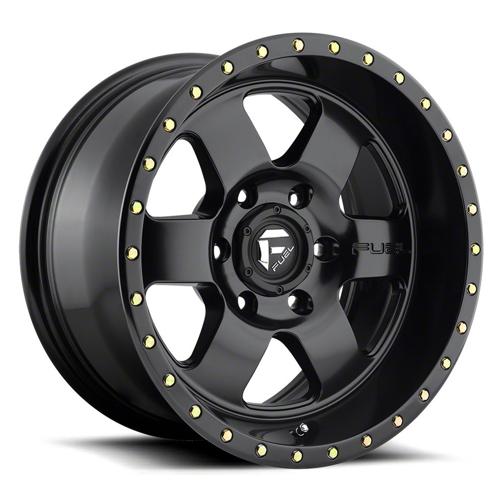 Fuel Wheels Podium Matte Black 6-Lug Wheel; 17x9; 1mm Offset (10-23 4Runner)