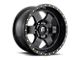 Fuel Wheels Podium Matte Black 6-Lug Wheel; 17x9; 1mm Offset (05-15 Tacoma)