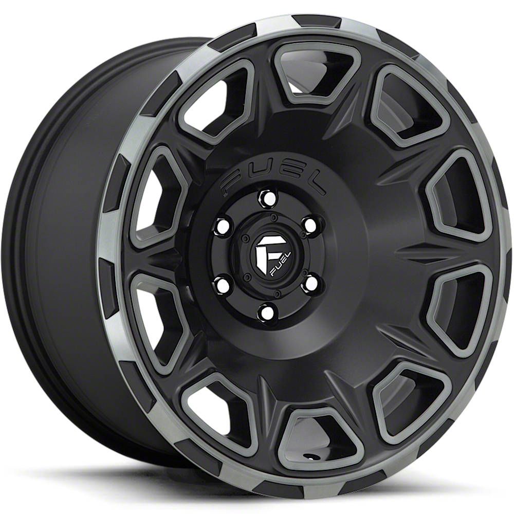 Fuel Wheels Tacoma Vengeance Matte Black Double Dark Tint 6-Lug Wheel ...