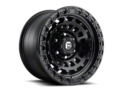 Fuel Wheels Zephyr Matte Black 6-Lug Wheel; 17x9; 1mm Offset (21-24 Bronco, Excluding Raptor)