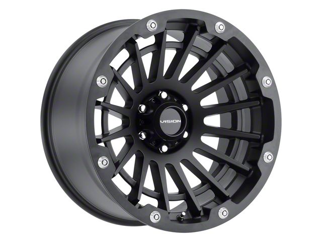 Vision Off-Road Creep Satin Black 6-Lug Wheel; 17x9; -12mm Offset (05-15 Tacoma)