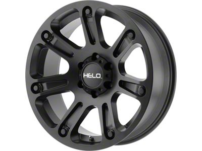 HELO HE904 Satin Black 6-Lug Wheel; 20x9; 18mm Offset (22-24 Tundra)