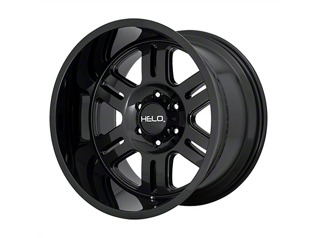 HELO HE916 Gloss Black 6-Lug Wheel; 20x9; 0mm Offset (21-23 Bronco, Excluding Raptor)