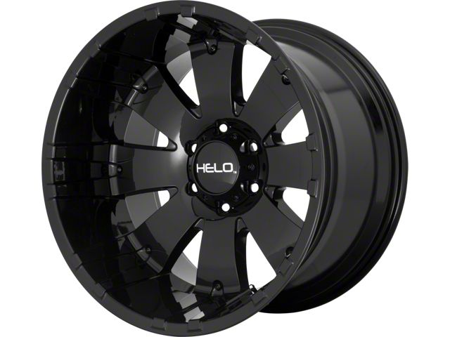 HELO HE917 Gloss Black 6-Lug Wheel; 20x12; -44mm Offset (21-24 Bronco, Excluding Raptor)