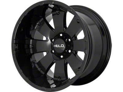 HELO HE917 Gloss Black 6-Lug Wheel; 20x12; -44mm Offset (21-24 Bronco, Excluding Raptor)