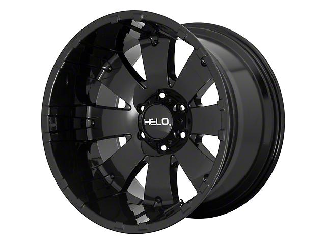HELO HE917 Gloss Black 6-Lug Wheel; 20x9; 18mm Offset (21-23 Bronco, Excluding Raptor)