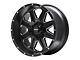 Pro Comp Wheels 63 Series Recon Satin Black Milled 6-Lug Wheel; 17x9; -6mm Offset (21-24 Bronco, Excluding Raptor)