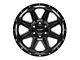Pro Comp Wheels 63 Series Recon Satin Black Milled 6-Lug Wheel; 17x9; -6mm Offset (21-24 Bronco, Excluding Raptor)