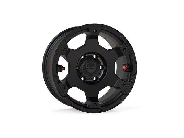 Teraflex Nomad Off-Road Deluxe Metallic Black 6-Lug Wheel; 17x8.5; 0mm Offset (05-15 Tacoma)