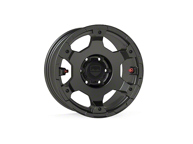 Teraflex Nomad Off-Road Deluxe Titanium Gray 6-Lug Wheel; 17x8.5; 0mm Offset (10-23 4Runner)