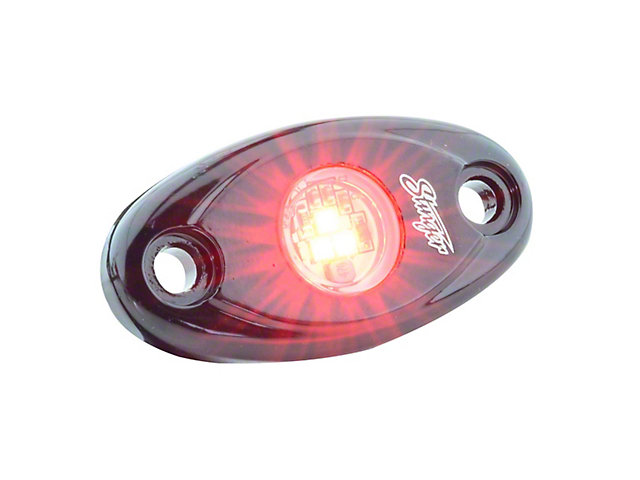 Stinger Off-Road LED Rock Lights; Vivid Red (Universal; Some Adaptation May Be Required)