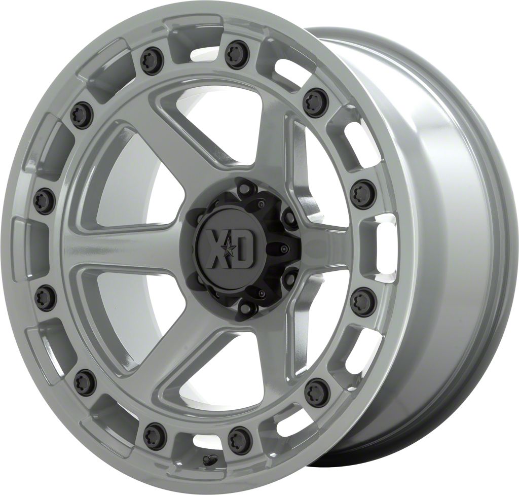 XD Tacoma Raid Cement 6-Lug Wheel; 17x9; 0mm Offset XD86279068400 (16-23  Tacoma) - Free Shipping