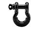 Supreme Suspensions 3/4-Inch D-Ring Shackle; Black