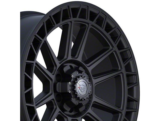 4Play 4PS12 Satin Black 6-Lug Wheel; 20x9; 0mm Offset (10-24 4Runner)