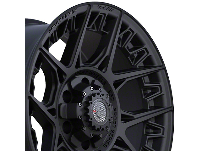 4Play 4PS50 Satin Black 6-Lug Wheel; 18x9; 0mm Offset (22-23 Tundra)