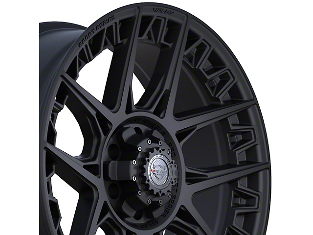 4Play 4PS50 Satin Black 6-Lug Wheel; 20x9; 0mm Offset (22-23 Tundra)