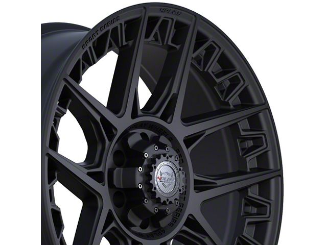 4Play 4PS50 Satin Black 6-Lug Wheel; 22x9; 0mm Offset (21-24 Bronco, Excluding Raptor)