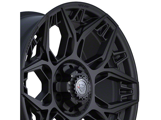 4Play 4PS60 Satin Black 6-Lug Wheel; 20x9; 0mm Offset (10-23 4Runner)