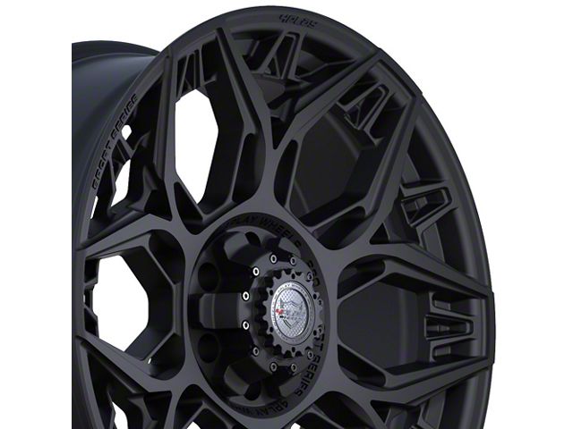 4Play 4PS60 Satin Black 6-Lug Wheel; 20x9; 0mm Offset (10-24 4Runner)