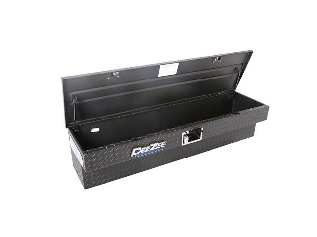 60-Inch Padlock Side Mount Tool Box; Textured Black (Universal; Some Adaptation May Be Required)