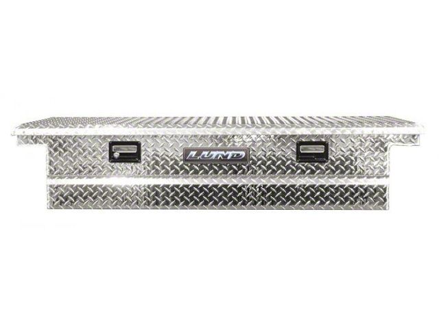 70-Inch Aluminum Low Profile Economy Crossover Tool Box; Brite (Universal; Some Adaptation May Be Required)