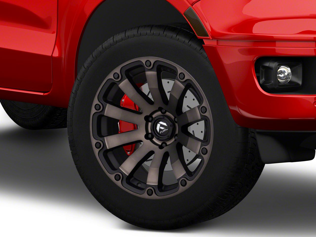 Fuel Wheels Ranger Diesel Matte Black Double Dark Tint 6-Lug Wheel ...