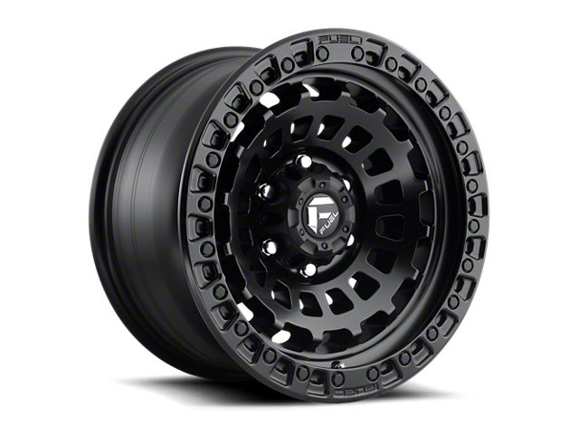 Fuel Wheels Zephyr Matte Black 6-Lug Wheel; 20x9; 20mm Offset (21-24 Bronco, Excluding Raptor)