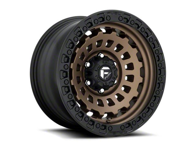 Fuel Wheels Zephyr Matte Bronze 6-Lug Wheel; 20x9; 1mm Offset (16-23 Tacoma)