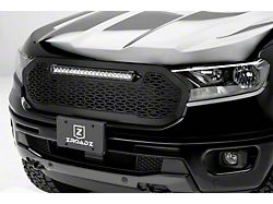 ZRoadz Upper Replacement Grille with 20-Inch LED Light Bar; Black (19-22 Ranger)