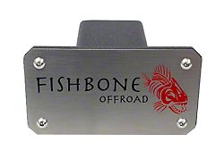 Fishbone Offroad 2-Inch Receiver Hitch Cover (Universal; Some Adaptation May Be Required)