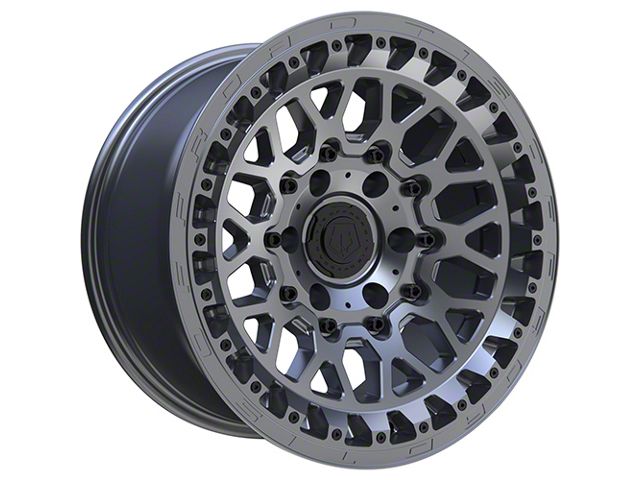 TIS 555A Satin Anthracite 6-Lug Wheel; 17x9; -12mm Offset (10-24 4Runner)